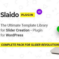 Slaido - Template Pack for Slider Revolution WordPress Plugin v6.2.21