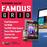 Famous - Responsive Image & Video Grid Gallery for WPBakery Page Builder (formerly Visual Composer) 1.4