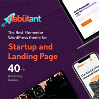 Debutant - Landing Page WP theme v1.0.10