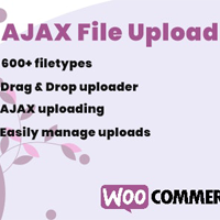 WooCommerce AJAX File Upload (600+ filetypes) v2.0.2