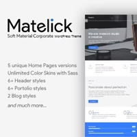 Matelick - Soft Material Corporate WordPress Theme v1.0