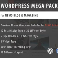 WP Mega Pack for News, Blog and Magazine - All you need v1.0