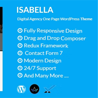 Isabella - Digital Agency One Page WordPress Theme v1.7