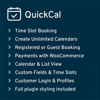 QuickCal - Appointment Booking Calendar for WordPress 1.0.12