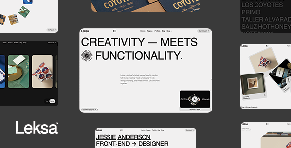 Leksa - Creative Portfolio Showcase Theme 1.4.0