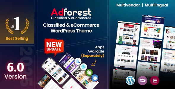 AdForest - Classified Ads WordPress Theme 6.0.9
