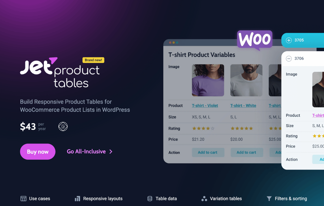 JetProductTables 1.2.1