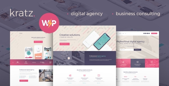 Kratz | Digital Agency Marketing and SEO WordPress Theme 1.0.12