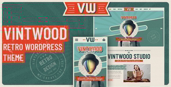 VintWood - a Vintage, Retro WordPress Theme 1.1.7