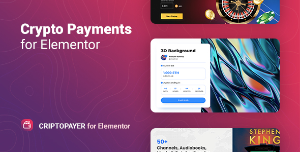 Criptopayer – Crypto Payment Button for Elementor 1.0.1