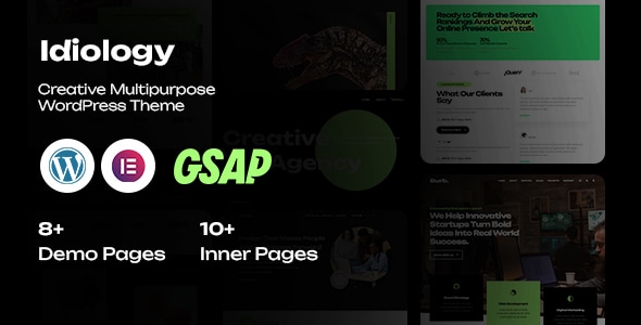 Idiology - Creative & Corporate WordPress Theme 1.0