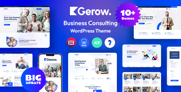 Gerow - Business Consulting WordPress Theme + RTL 1.2.1