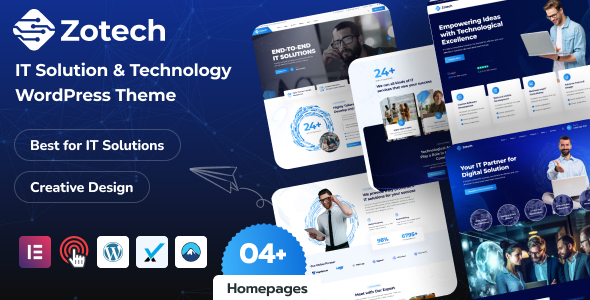 Zotech – IT Solutions & Technology WordPress Theme 1.0.0